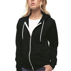 American Apparel | Tops | American Apparel Flex Fleece Zip Hoodie Size Xs |  Poshmark